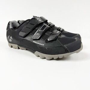 Bontrager Evoke Mountain Bike Shoes Mens Size 45/12 Black SPD Cleats MTB Cycling